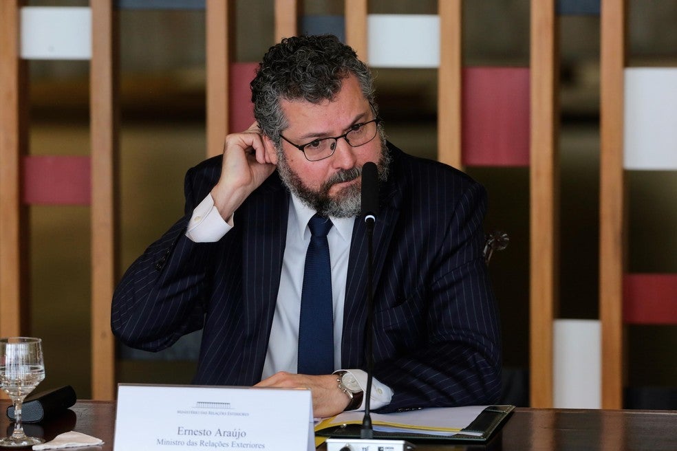 Ernesto Araújo pede demissão do Ministério das Relações Exteriores