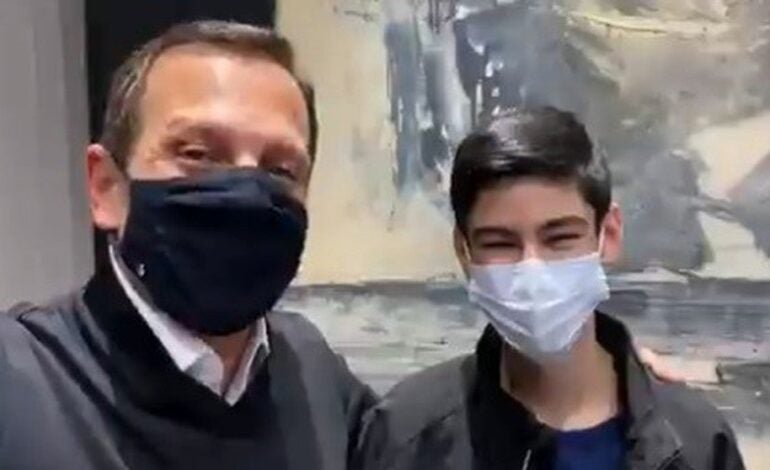 Tomás Covas, filho de Bruno Covas, é contratado como estagiário no Palácio dos Bandeirantes