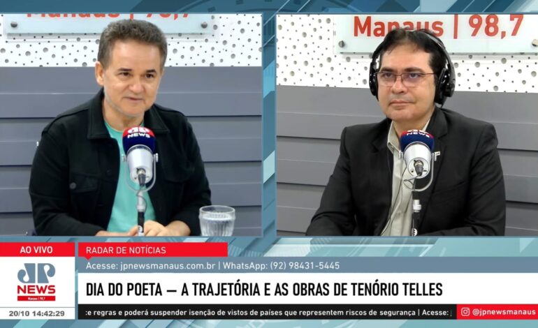 Tenório Telles: “A luta do poeta é encontrar a palavra certa”