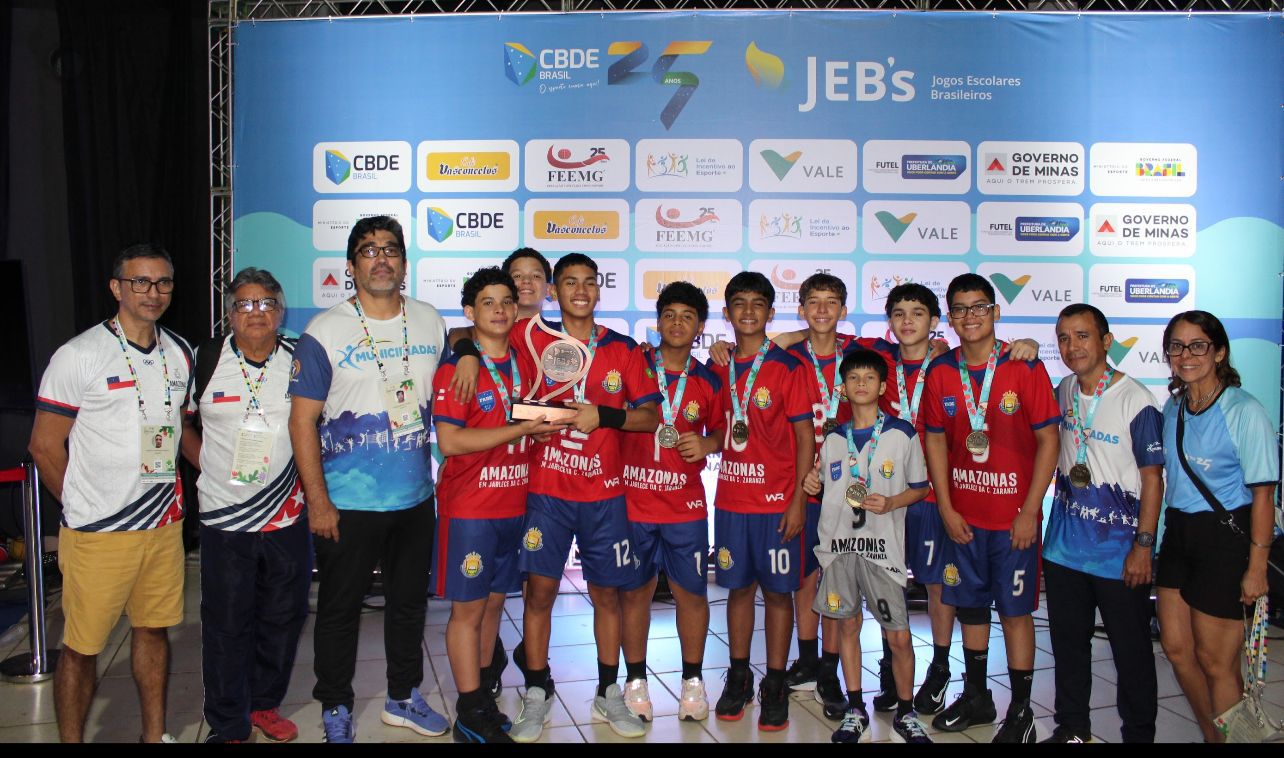 Estudantes de Manaus participam dos Jogos Escolares Brasileiros em Uberlândia