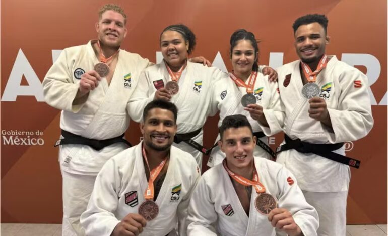 Brasil brilha no Grand Prix de Judô e encerra participação com 13 medalhas em Guadalajara